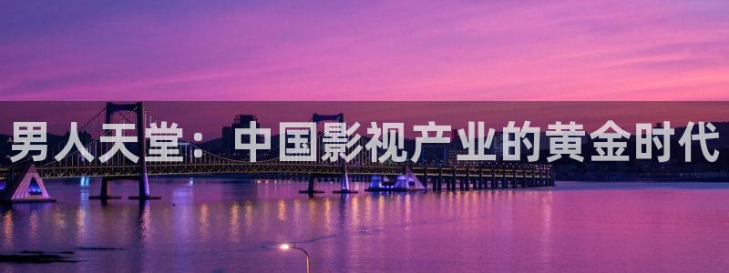 51视频.：男人天堂：中国影视产业的黄金时代